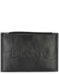 DKNY Embossed Logo Clutch