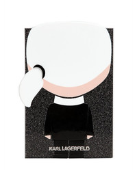 Karl Lagerfeld Kikonik Karl Glittered Pvc Box Clutch