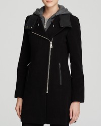 Andrew Marc Marc New York Hilary Faux Hoodie Wool Coat