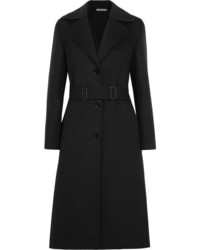 Bottega Veneta Belted Cashmere Coat Black
