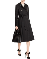 Nina Ricci Belted Coat With Wool