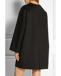 Valentino Belted Wool And Cashmere Blend Coat Black