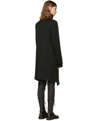Ann Demeulemeester Black Asymmetric Coat