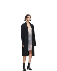 Ann Demeulemeester Black Bethany Double Breasted Coat