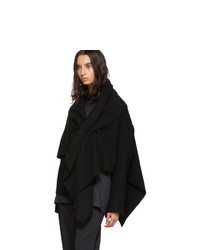 Fumito Ganryu Black Blanket Coat