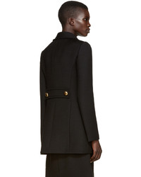 Dolce & Gabbana Black Double Breasted Coat