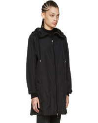 Moncler Black Ortie Hooded Coat