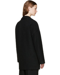 MM6 MAISON MARGIELA Black Wool Coat