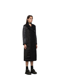 Junya Watanabe Black Wool Coat