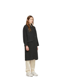 Isabel Marant Etoile Black Wool Henlo Coat