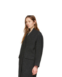 Isabel Marant Etoile Black Wool Henlo Coat