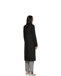 Tibi Black Wool Tuxedo Coat