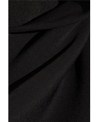 The Row Bruner Belted Cady Coat Black