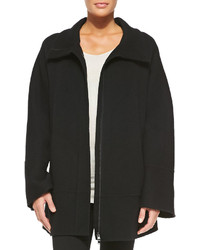 Donna Karan Cashmere Coat W Hidden Zipper