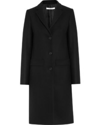 Givenchy Coat In Black Wool Blend Felt
