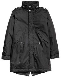 H&M Coat With Concealed Hood
