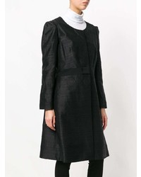 Giorgio Armani Vintage Collarless Flared Coat