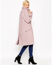 Asos Collection Coat In Oversized Fit With Patch Pockets