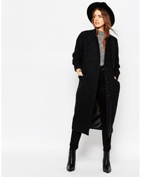 Asos Collection Coat In Relaxed Oversized Fit With Stand Collar
