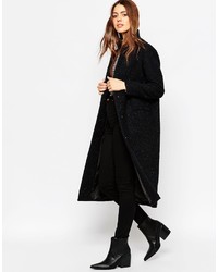 Asos Collection Coat In Relaxed Oversized Fit With Stand Collar
