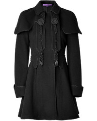 Ralph Lauren Collection Wool Cashmere Coat In Black