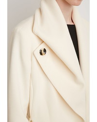 Forever 21 Contemporary Belted Shawl Collar Coat