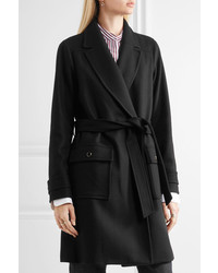Vanessa Seward Darling Wool Blend Coat Black