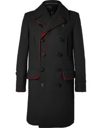 Givenchy Distressed Wool Blend Coat