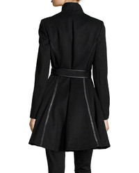 Dawn Levy Dl2 By Wool Blend A Line Coat Black