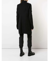 Rick Owens Double Breasted Band Collar Coat