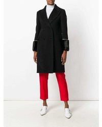 Ermanno Scervino Double Breasted Coat With S