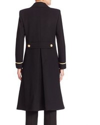 Saint Laurent Double Breasted Military Coat