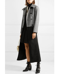 Chloé Double Breasted Wool Blend Coat
