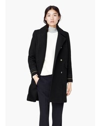 Mango Outlet Double Breasted Wool Coat