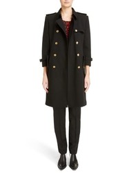 Givenchy Double Breasted Wool Coat