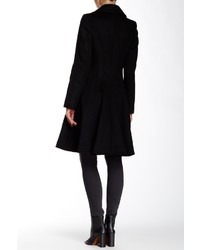 Dawn Levy Double Breasted Wool Mid Length Coat