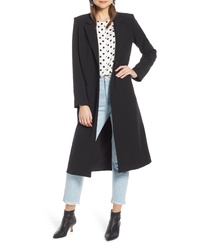 Something Navy Feminine Topper Coat