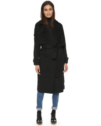 The Kooples Flowing Belted Trench Coat