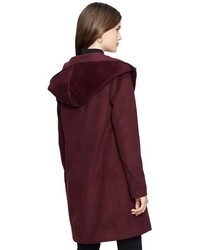 Lauren Ralph Lauren Hooded Wool Blend Coat