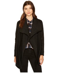 BB Dakota Jack By Lauritz Solid Slub French Terry Jacket With Faux Suede Sleeves Coat