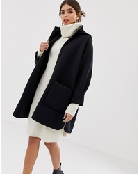 Max & Co. Neoprene Hooded Coat