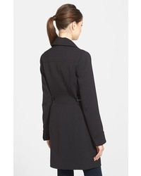 Kenneth Cole New York Inset Waist Single Breasted Coat