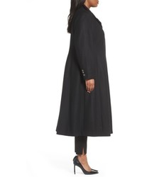 Gallery Plus Size Full Length Wool Blend Coat