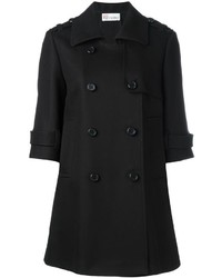 RED Valentino Three Quarters Sleeve Double Breasted Coat