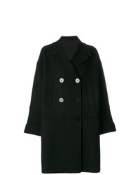 Neil Barrett Ribbed Detail Double Breasted Coat