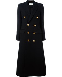 Saint Laurent Buttoned Long Coat