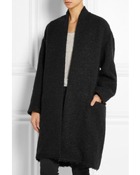 Isabel Marant Seal Belted Wool Blend Boucl Coat