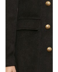 Lauren Ralph Lauren Skirted Wool Blend Military Coat