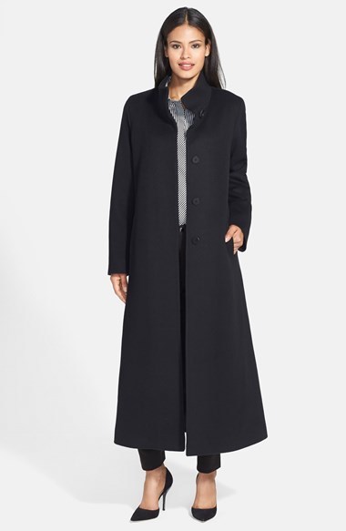 Fleurette loro piana discount wool coat black