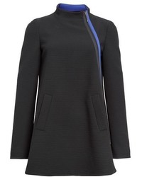 Armani Collezioni Stretch Ottoman Trapeze Coat